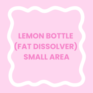 Lemon bottle (fat dissolver) small area
